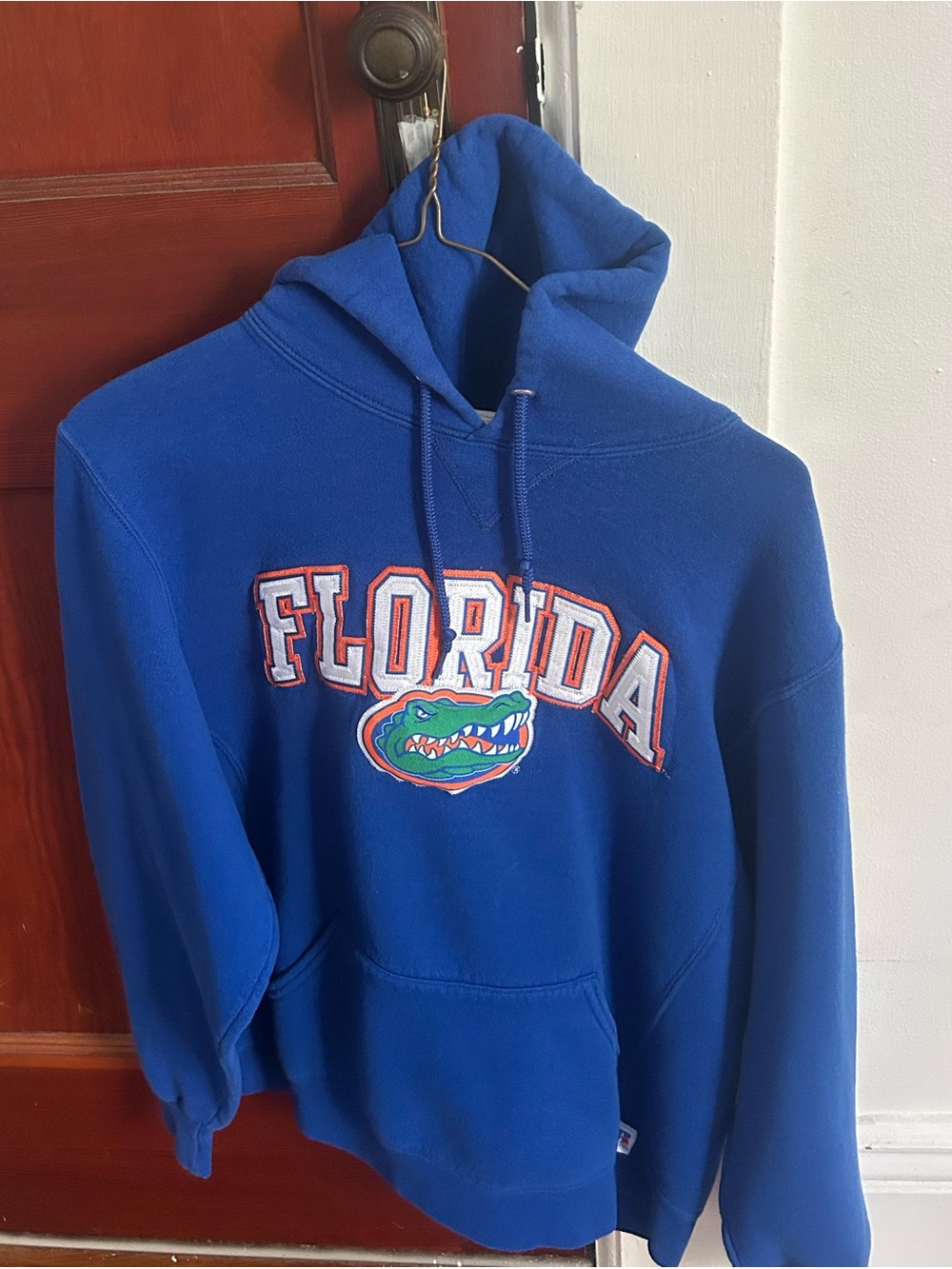 Blue Florida Crewneck Hoodie Sweatshirt - Women's Cozy Pullover